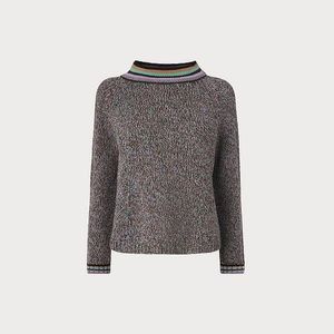 Claudie Multi colored merino knit jumper